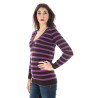 FRED PERRY WOMEN&39S PURPLE SWEATER