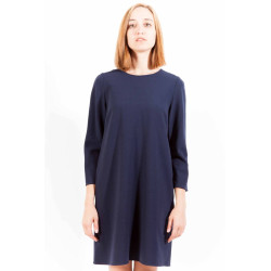 GANT SHORT DRESS WOMAN BLUE