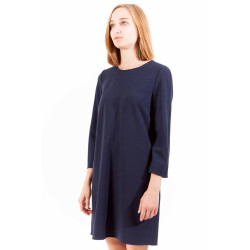 GANT SHORT DRESS WOMAN BLUE