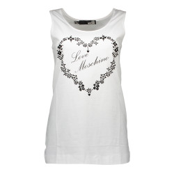 LOVE MOSCHINO CANOTTA DONNA BIANCO