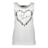 LOVE MOSCHINO CANOTTA DONNA BIANCO