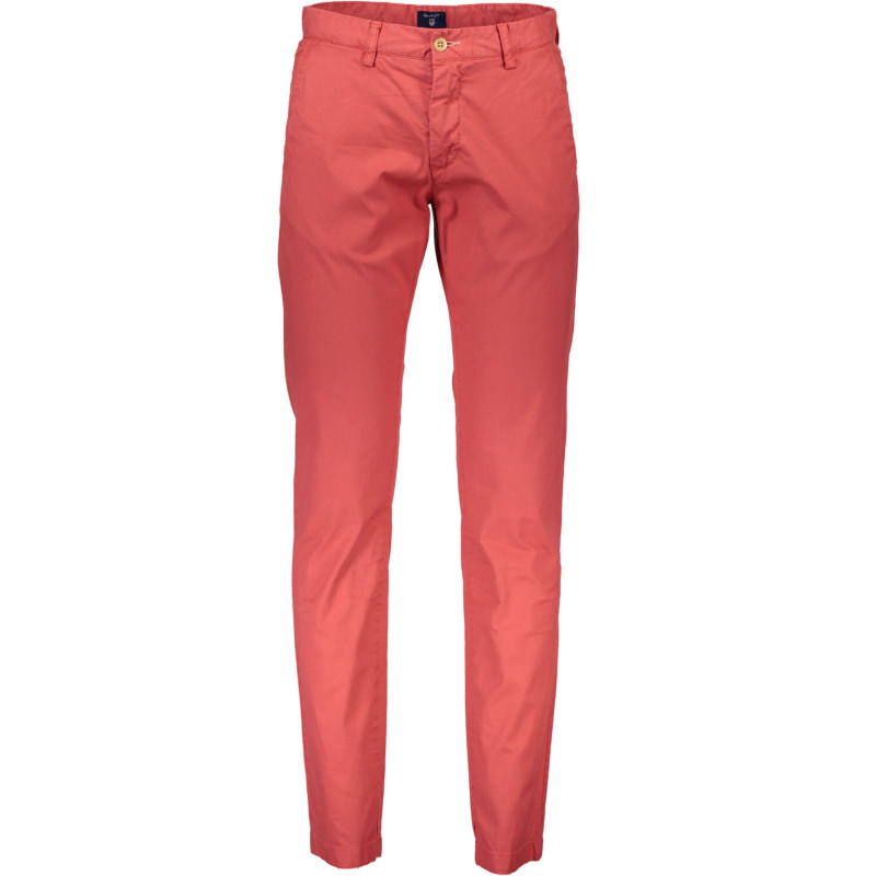 GANT PANTALONE UOMO ROSSO