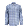 GANT CAMICIA MANICHE LUNGHE UOMO AZZURRO