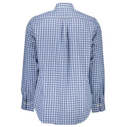 GANT CAMICIA MANICHE LUNGHE UOMO AZZURRO