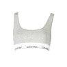 CALVIN KLEIN BALCONY BRA WOMAN GRAY