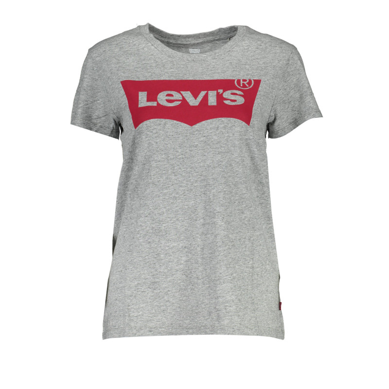 LEVI'S T-SHIRT MANICHE CORTE DONNA GRIGIO