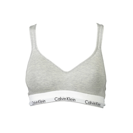 CALVIN KLEIN BALCONY BRA WOMAN GRAY