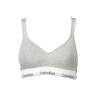 CALVIN KLEIN BALCONY BRA WOMAN GRAY