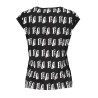 EMPORIO ARMANI BLACK WOMAN SLEEVELESS T-SHIRT