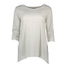 SILVIAN HEACH WOMEN&39S 3/4 SLEEVE T-SHIRT GRAY