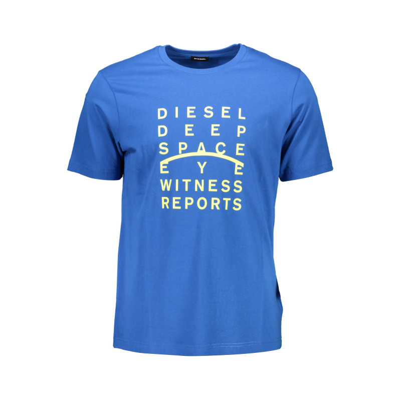 DIESEL T-SHIRT MANICHE CORTE UOMO BLU