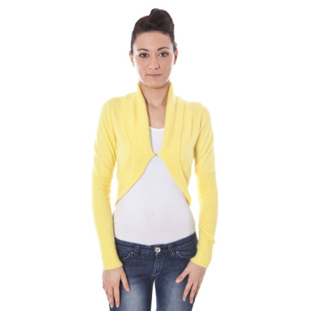 DATCH SHRUG LONG SLEEVE WOMAN YELLOW