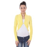 DATCH SHRUG LONG SLEEVE WOMAN YELLOW