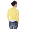 DATCH COPRISPALLE MANICHE LUNGHE DONNA GIALLO