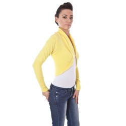 DATCH SHRUG LONG SLEEVE WOMAN YELLOW