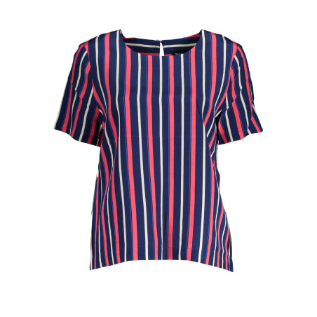 GANT T-SHIRT MANICHE CORTE DONNA BLU