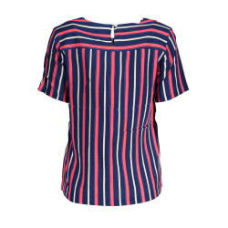 GANT T-SHIRT MANICHE CORTE DONNA BLU