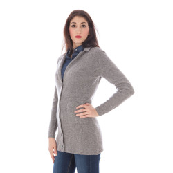 FRED PERRY CARDIGAN DONNA GRIGIO