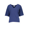 GANT T-SHIRT MANICHE CORTE DONNA BLU