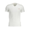 GUESS JEANS T-SHIRT MANICHE CORTE UOMO BIANCO