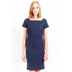 GANT SHORT DRESS WOMAN BLUE