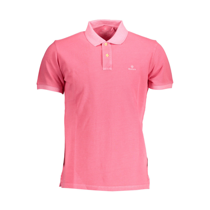 GANT MEN&39S PINK SHORT SLEEVE POLO SHIRT