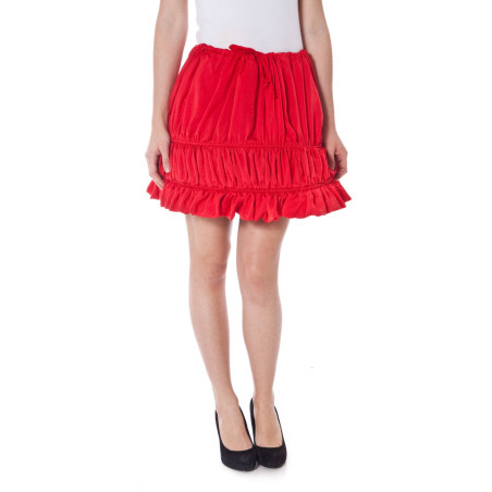 DENNY ROSE SHORT SKIRT WOMAN RED