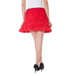 DENNY ROSE SHORT SKIRT WOMAN RED