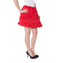 DENNY ROSE SHORT SKIRT WOMAN RED