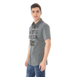 COSTUME NATIONAL SHORT SLEEVE SHIRT FOR MAN GRAY