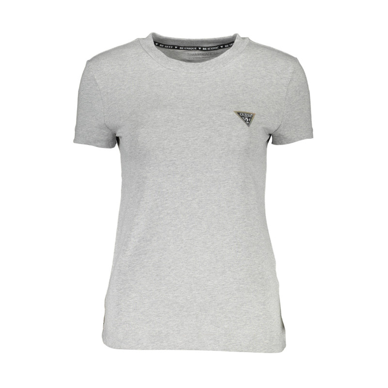 GUESS JEANS WOMEN&39S SHORT SLEEVE T-SHIRT GRAY