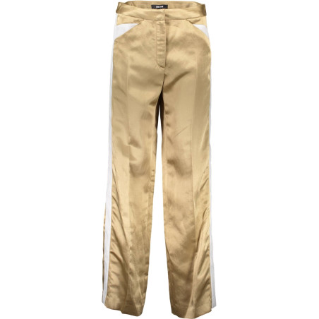 JUST CAVALLI PANTALONE DONNA ORO