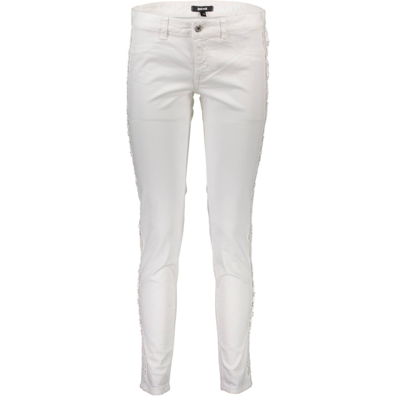 JUST CAVALLI WOMEN&39S WHITE TROUSERS