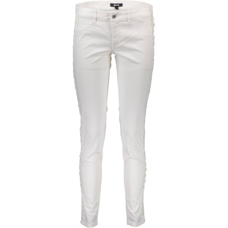 JUST CAVALLI WOMEN&39S WHITE TROUSERS