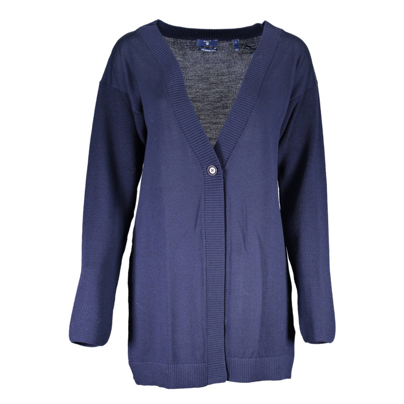 GANT CARDIGAN DONNA BLU