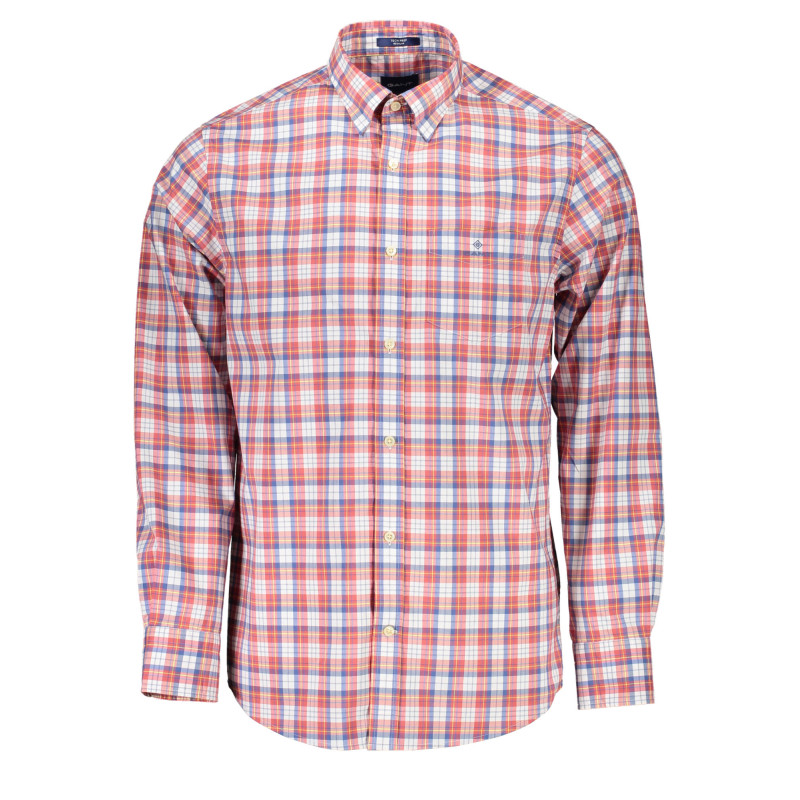 GANT CAMICIA MANICHE LUNGHE UOMO ROSSO