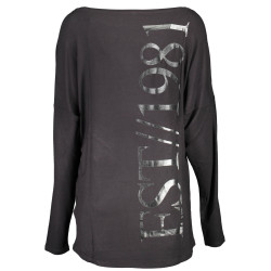 GUESS JEANS LONG SLEEVE T-SHIRT WOMAN BLACK