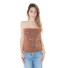 DATCH TOP WOMAN BROWN