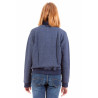 GANT FELPA CON ZIP DONNA BLU