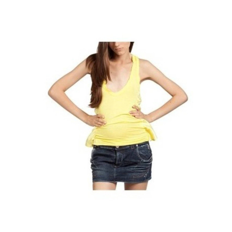 ZUELEMENTS YELLOW WOMAN TANK