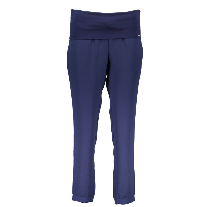 LIU JO BLUE WOMAN TROUSERS