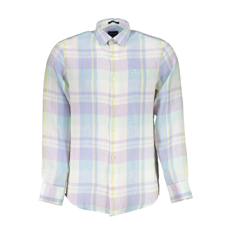 GANT CAMICIA MANICHE LUNGHE UOMO AZZURRO