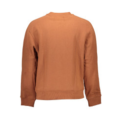 CALVIN KLEIN SWEATSHIRT WITHOUT ZIP MAN BROWN