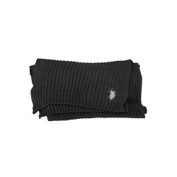 US POLO ASSN. BLACK MEN&39S SCARF