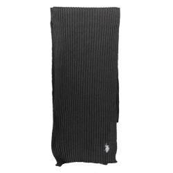 US POLO ASSN. BLACK MEN&39S SCARF