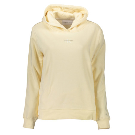 CALVIN KLEIN FELPA SENZA ZIP DONNA GIALLO