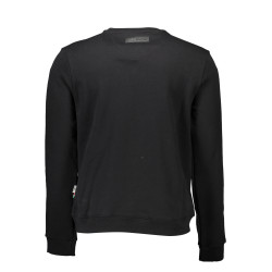 PLEIN SPORT SWEATSHIRT WITHOUT ZIP MAN BLACK