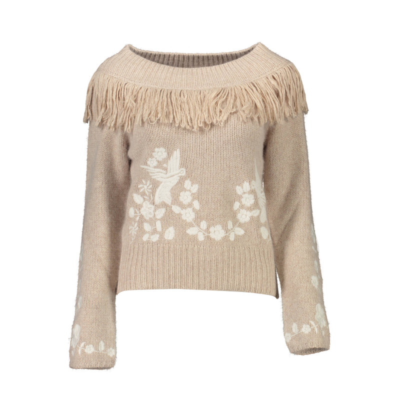 BLUGIRL BEIGE WOMAN SWEATER