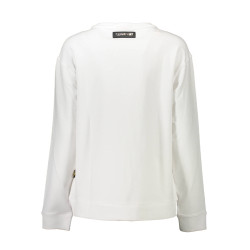 PLEIN SPORT FELPA SENZA ZIP DONNA BIANCO