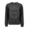 PLEIN SPORT SWEATSHIRT WITHOUT ZIP MAN BLACK